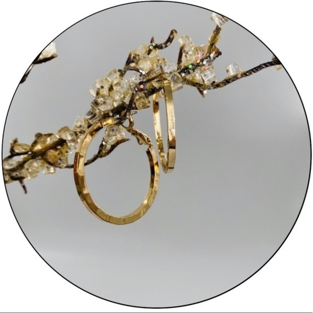 Apt. 9 Gold Hoops